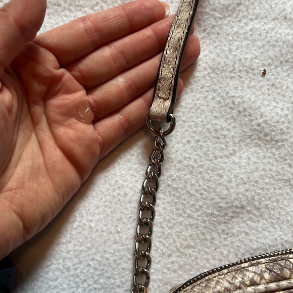 MK snake skin satchel BROKEN zipper - Picture 3 of 7